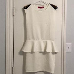 Boohoo White Dress